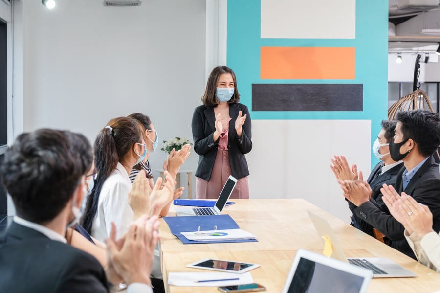 Líderes de vuelta en la oficina