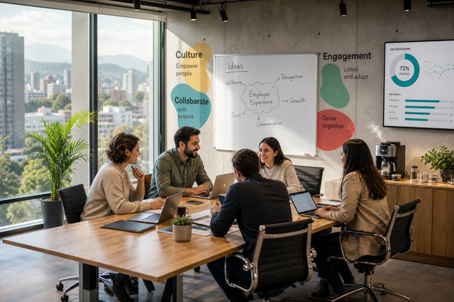 Encuestas de clima y pulso laboral: qué buscar en una plataforma para tu empresa en Chile