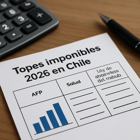 Topes Imponibles 2026 en Chile: guía para trabajadores y empleadores