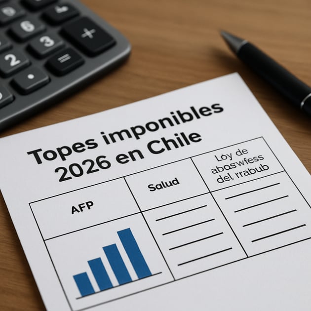 Cuáles son los Topes Imponibles 2026 en Chile