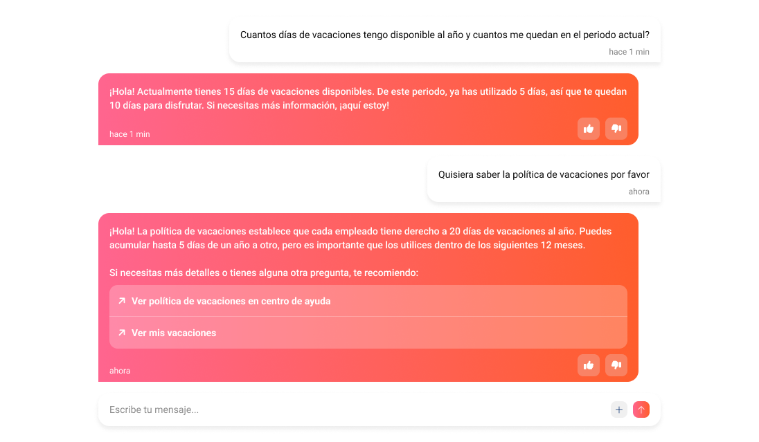Autoservicio y Respuestas al Instante