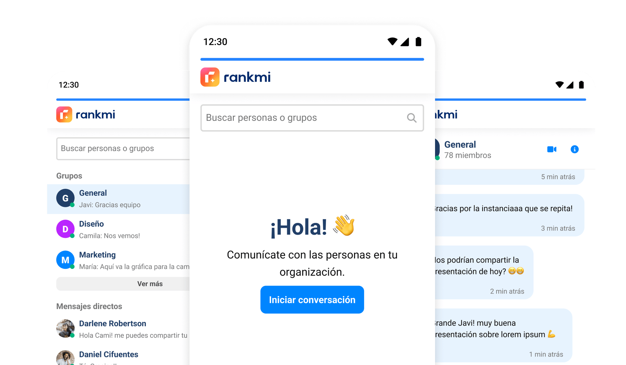 Chats Grupales y Privados