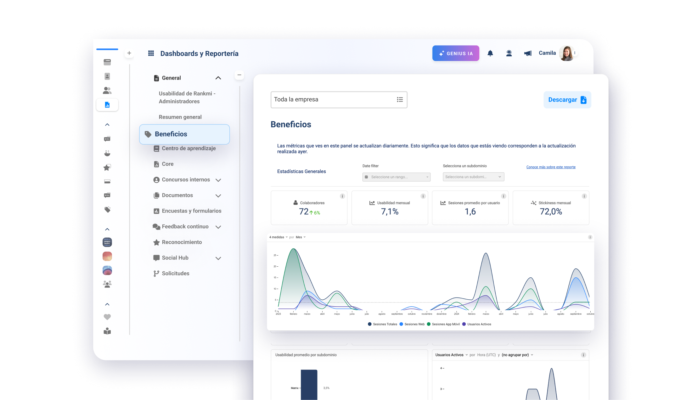 Dashboard de Reportería y Analítica