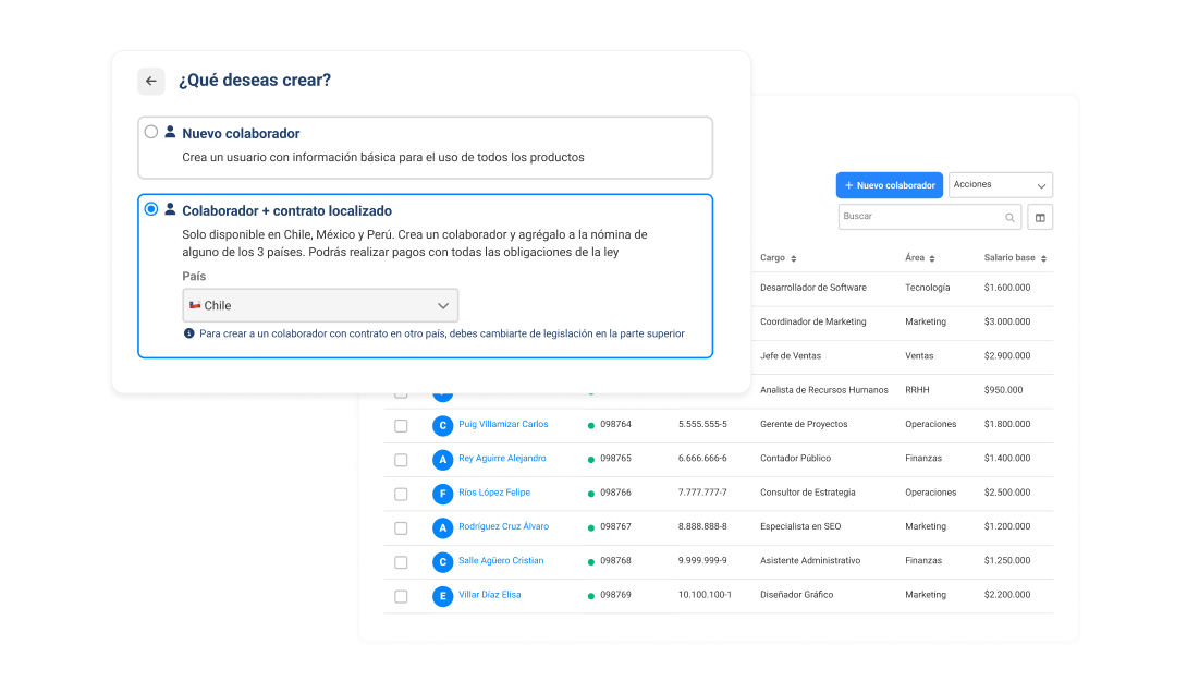 Gestión de Contratos Localizados