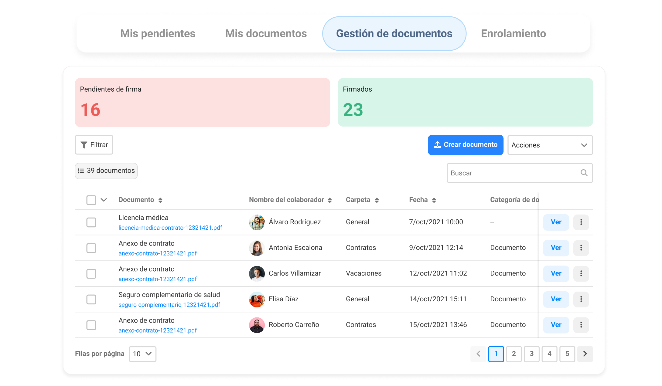 Gestión de Documentos