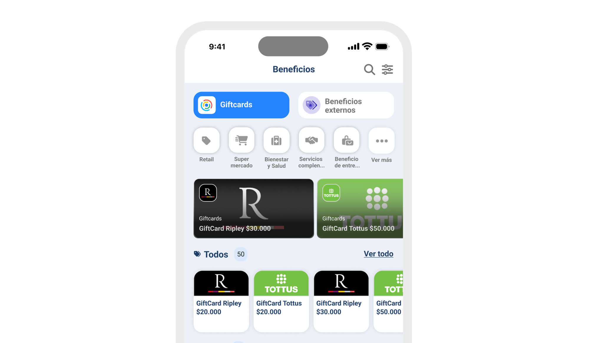 Marketplace de Gift Cards Integrado