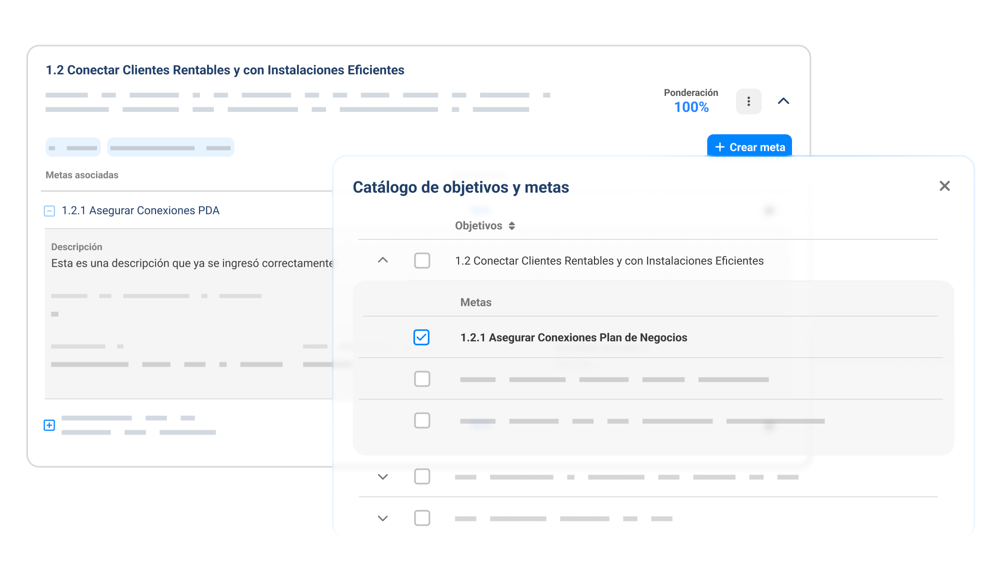 Objetivos y metas integradas