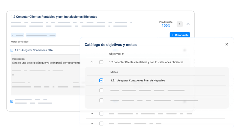 Objetivos y metas integradas Objetivos y metas integradas