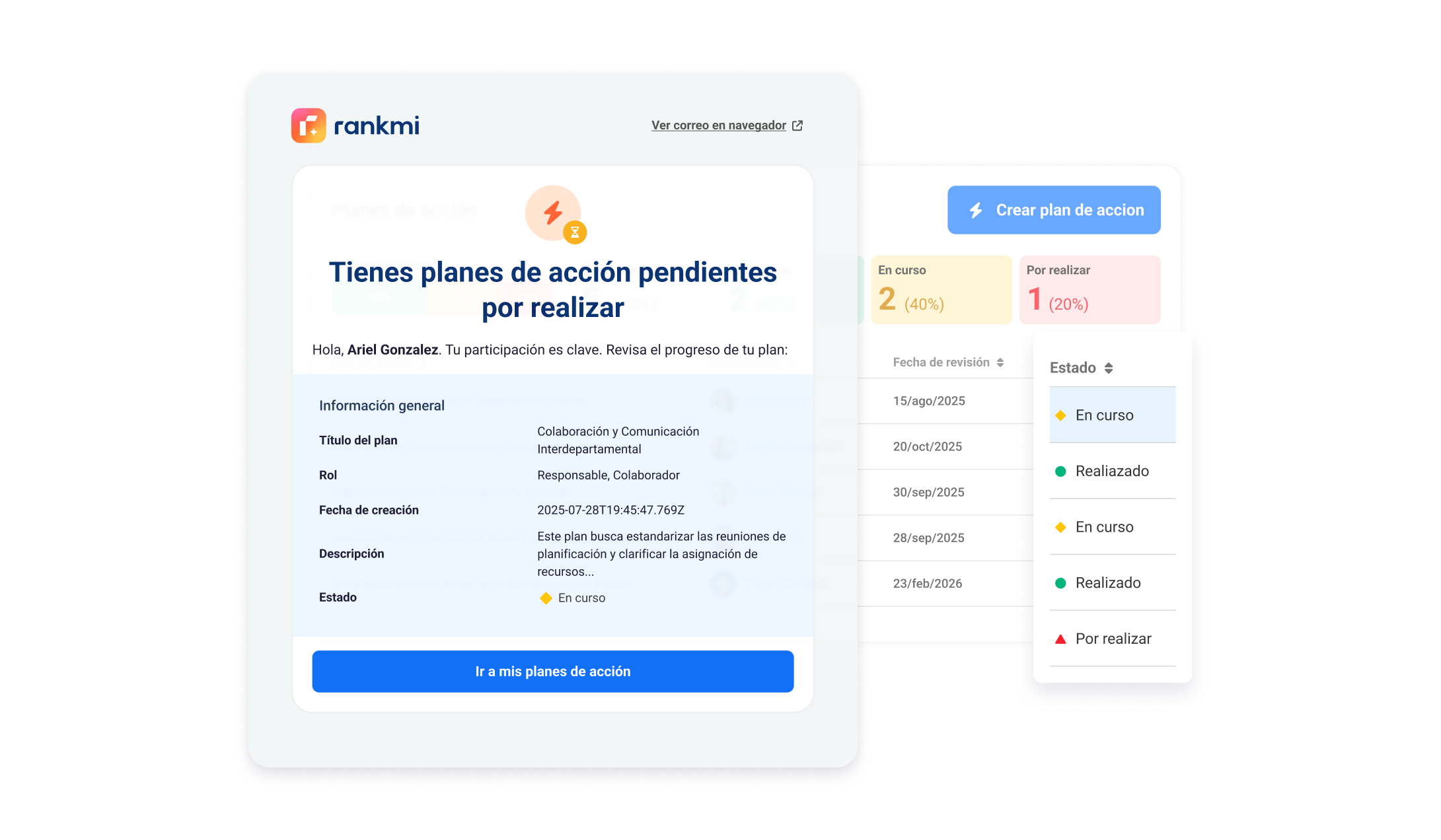 Panel de Seguimiento y Notificaciones