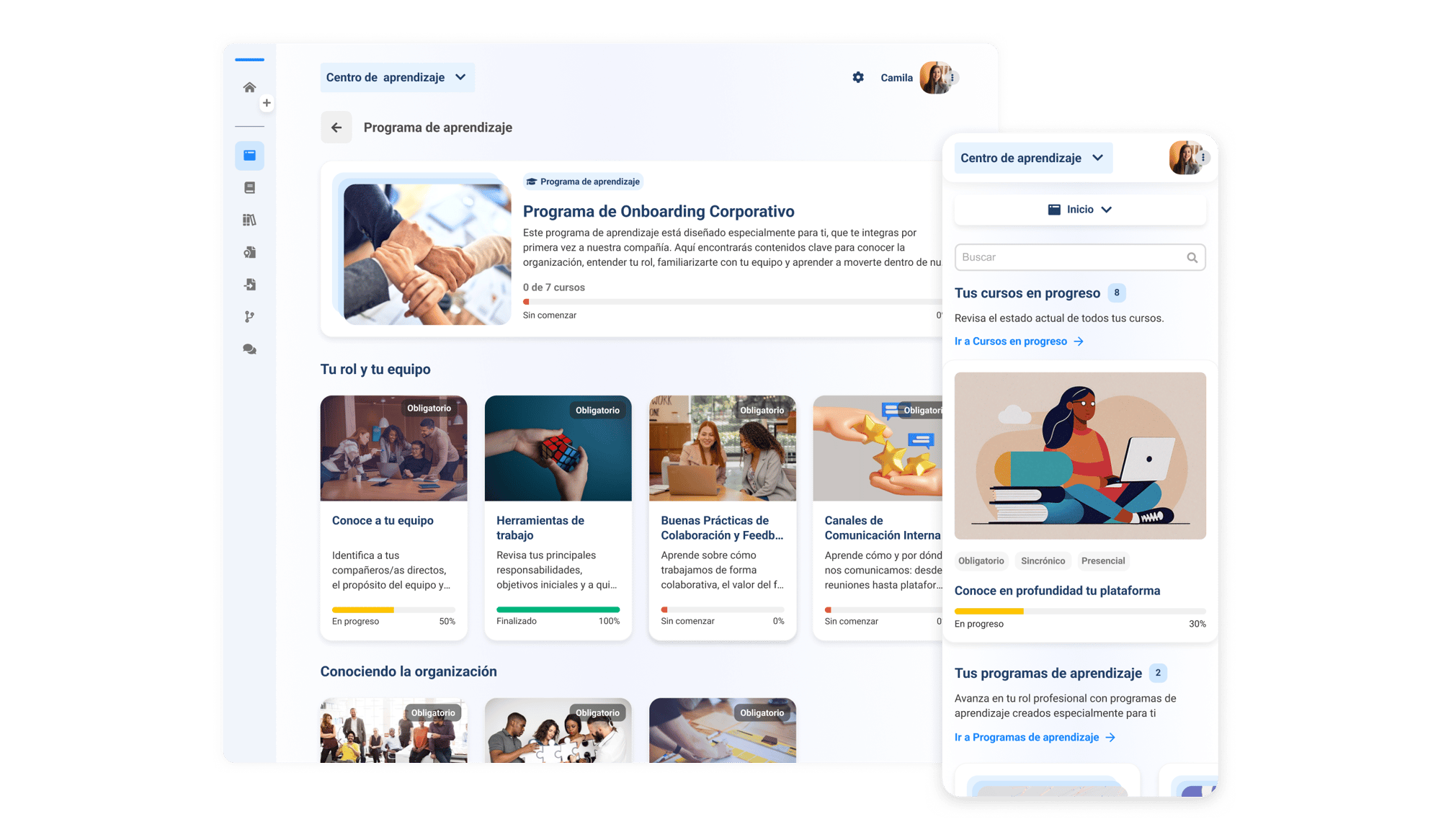 Rutas de Aprendizaje y Contenido Diverso