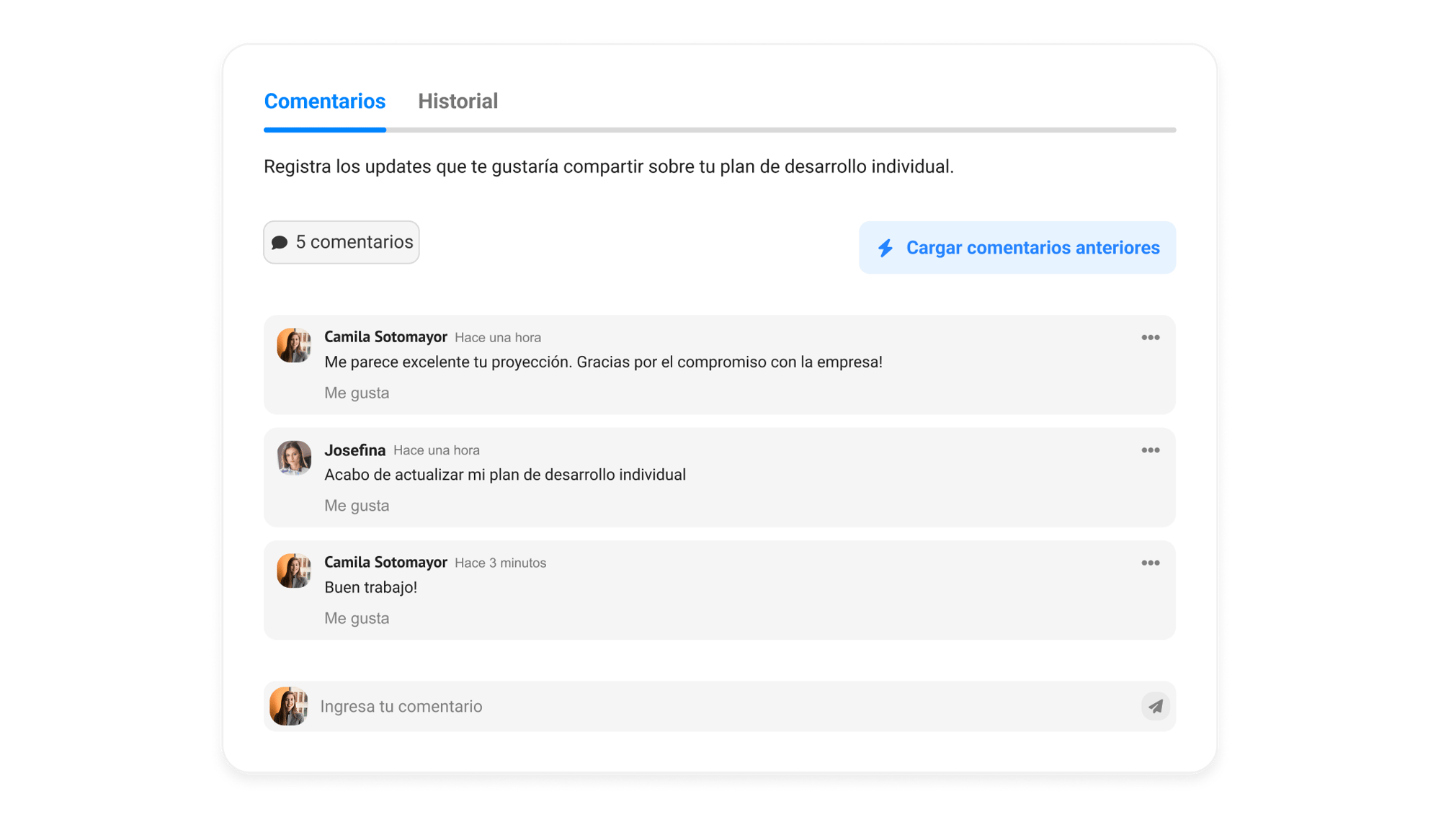 Seguimiento de Acciones y Conversaciones