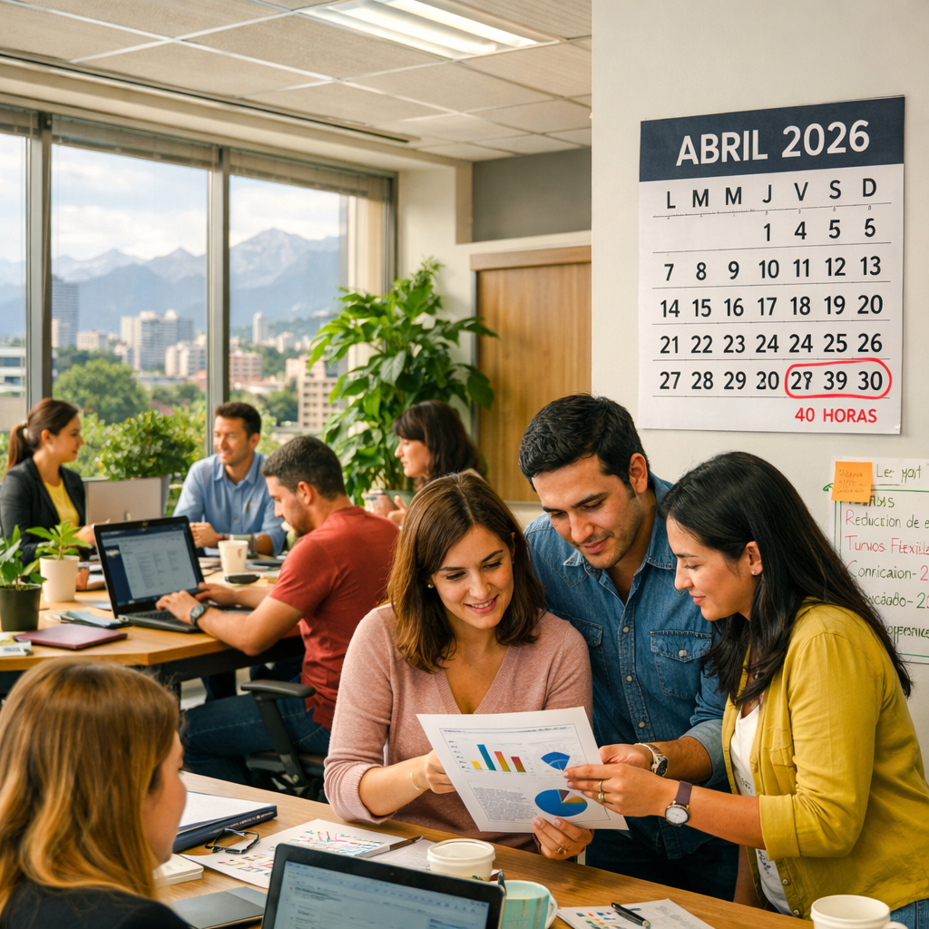 Nuevos ajustes en la Ley 40 Horas en Chile 